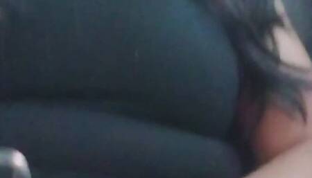 OMG Crazy! I Secretly Fingered My Pussy In A Public Parking