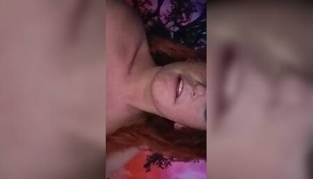 Redhead Feels Herself and Her Dd Natural Tits
