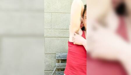 Hairy armpit fetish