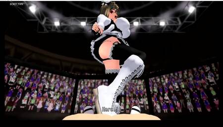 Ultimate Fighting Girl Sherri Trample Crotch(boko877)
