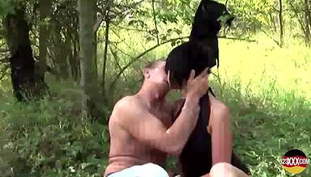She Loves Having Sex Outdoor