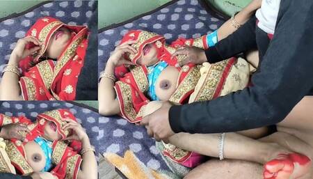 Very Beautiful Newly Married Bhabhi Fucks Her Tight Pussy with Her Husband