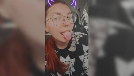Snapchat Hoe Public Car Masturbation