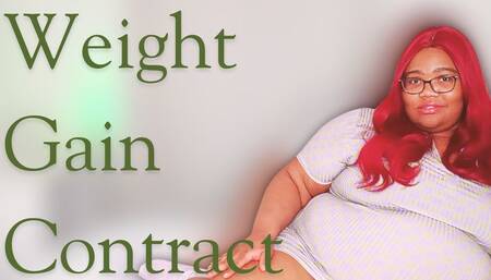 Weight Gain Contract: Solutions for your Resolution Fatigue - Bella Trixxx Gaining Weight and Fat Encouragement
