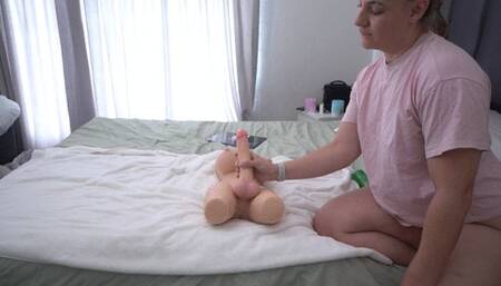 Big Butt MILF Riding Tantaly Sex Doll's Cock Until Orgasm