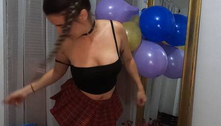 blow balloon 12 gree -- no pop