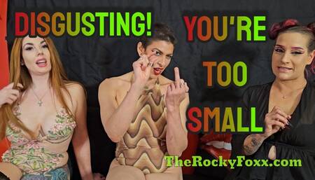 Disgusting micro penis humiliation