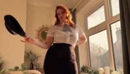 Sexy Cop Strips Out Of Her Uniform to Reveal A HOT Surprise - Nylon Fantasies 'The Sexy Cop'