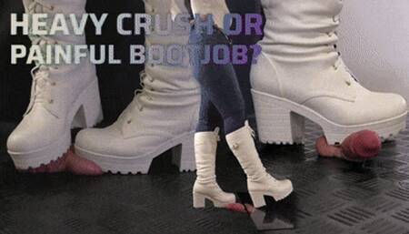 Heavy Crushing or Painful Bootjob, Perfect Painful Tank Heels (Edited Version) - TamyStarly - Cock Balls Crush Trample, Shoejob, CBT, Trampling, Stomping