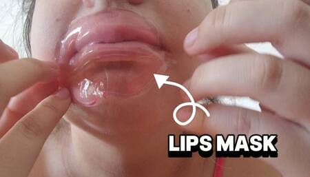 Trying a Lip Mask for the First Time