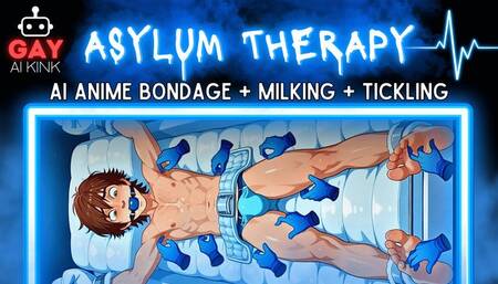Gay AI Kink Presents: Asylum Therapy (Tickling + Bondage + Milking Anime Short Movie)