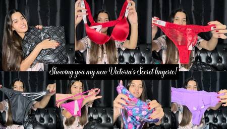 Showing you my new Victoria’s Secret lingerie!