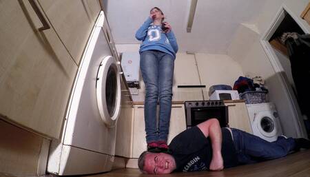 Chelsea's Mary Jane's Head Crushing FLOOR CAM