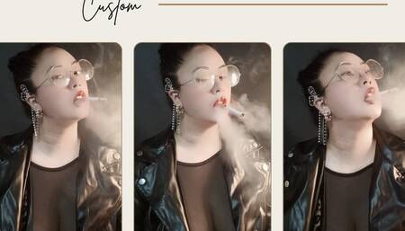 Custom : Teeth Dangle - Smoking Marlboro Red