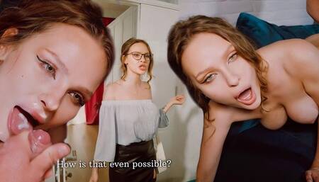 Hot Boss changes her anger to mercy and asks to fuck her wet hole