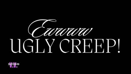 EWWWW ugly LOSER! Humiliation loop for ANIME ASS LOSERS