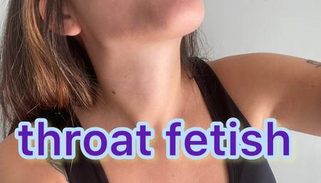 swallowing water throat