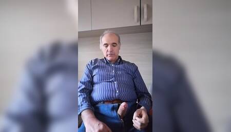 I Have to Go Out for Dinner but First I Wank My Hard Cock