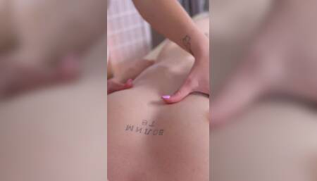 Short: My Girlfriend Gave Me Oily Massage with Orgasm