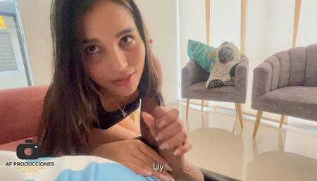 I Give the Best Welcome to My New Neighbor with the Best Fuck of Her Life