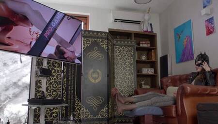 Stella Watch And Admire Her Own Clips - Dark Pantyhose - Polish And English Language - 4K