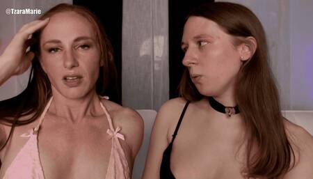 Lesbians Mock Your Tiny Cock - POV (WMV Format)