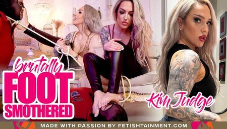 Smothered so brutally beneath my feet ( Foot Domination with Lady Kim Judge ) - 640p wmv