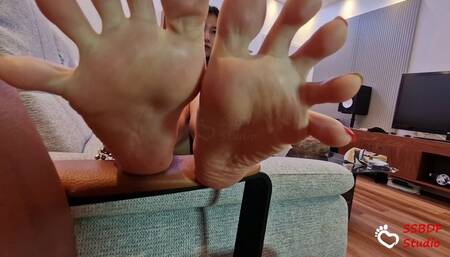 Innocent Asian Foot Fetish Doll Shows Perfect Little Feet with POV Dives between her Toes and Close-Ups of her Soft Soles - Wearing a Hot Short Black Mini Skirt
