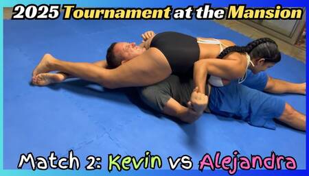 Fight 2 - Tournament at the Mansion: Alejandra M vs Kevin
