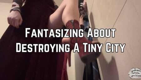 Phoenix Bates Fantasizes About Destroying A Tiny City As A Giantess While Changing 1080p - ASMR - Giantess - Naked - Mean Giantess - Shrinking Fetish - City Crush - Femdom