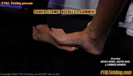 Power Stomp! Nicole vs Summer! (1080 mp4)