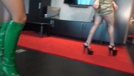 kicking ass ball busting double dom