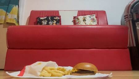 Black knee high boots crush slaves Mcd’s