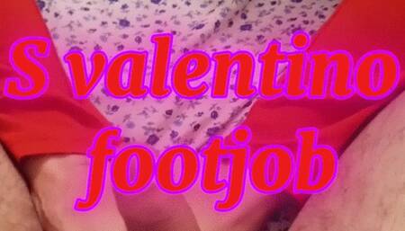 S Valentino footjob