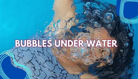 bubbles under water