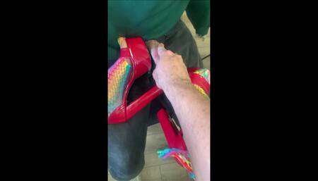 My Stepson Cums on My Feet
