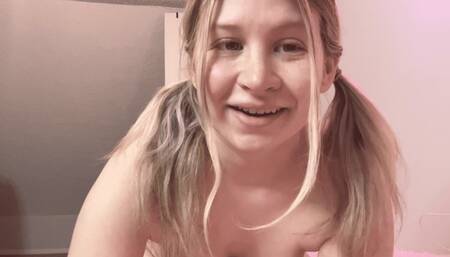 MASTURBATING IN DOGGY, CUMMING, AND BUTT PLUG FUN