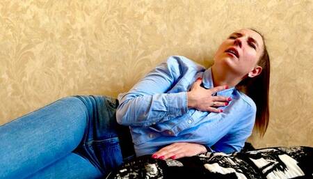 Sneezing Goddess in Denim Bliss