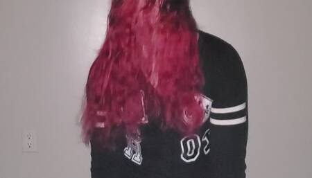 Goth Crossdress Stripping Wedgies