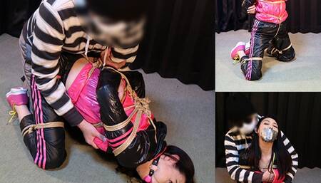 MD16 Japanese MILF Madoka Bound & Gagged Workout Part2 (HD)