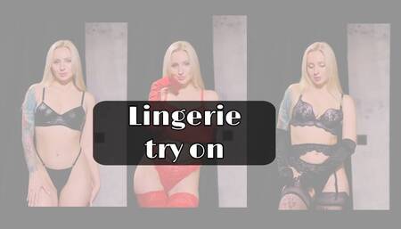 Lingerie try on