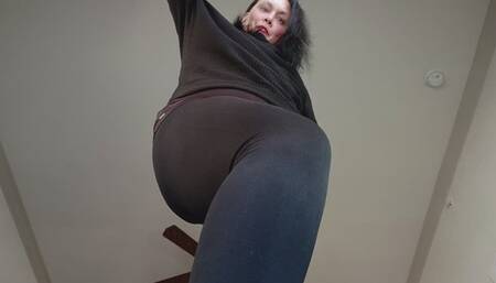 Giantess Toys with Tiny Intruder