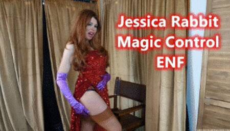 Jessica Rabbit Magic Control ENF - Candle Boxxx Gives Magic Embarrassed Naked Female Striptease With Vintage Nylons 4K