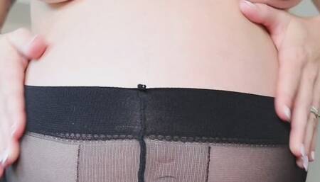 Pregnant Riding in Pantyhose