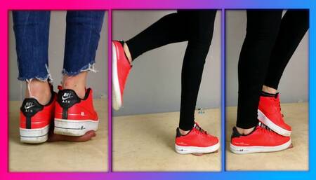 Nike AF Cock Crush and Shoejob with cum