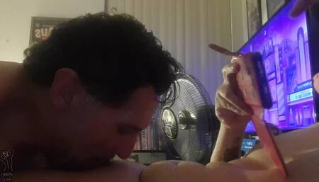 Caregiver Daddy Sucks Disabled Boy When Home Alone