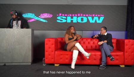 Carla Morelli Big Ass Ebony Takes Two Huge Cocks in Juan Bustos Show