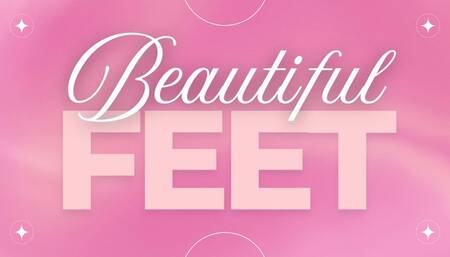 Beauitful Feet Rubbing on Towel