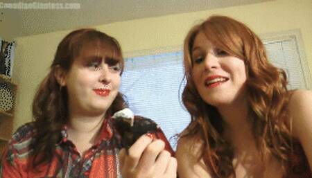 Auden and Faye in Step-Sisters Tormenting Their Nanny - HD 720p Version - Enhanced Edition