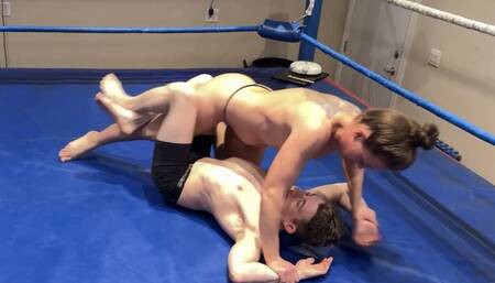 Cheyenne Jewell vs Patrick Starr In A 100% Real Competitive Wrestling Match